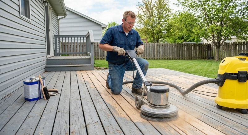 Deck Staining Service